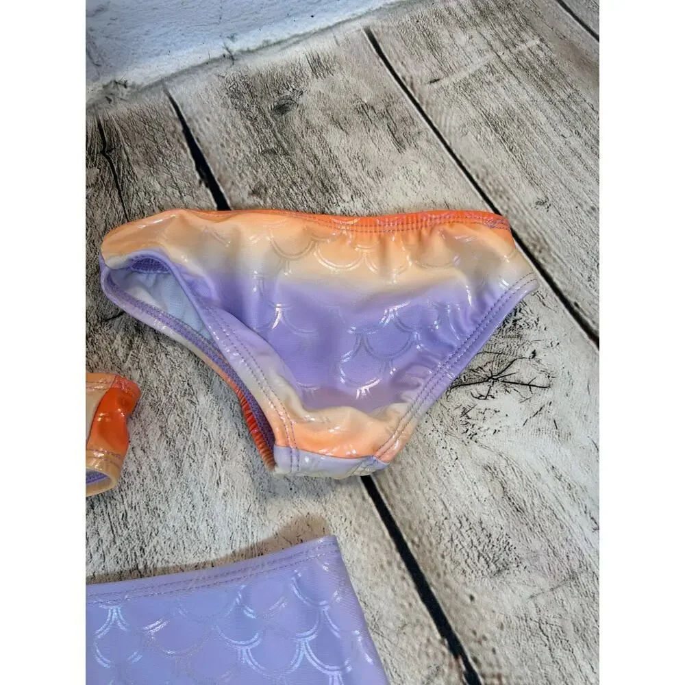 WONDER NATION Girl’s 3-Piece Mermaid Swim Set / Size: 12 Months